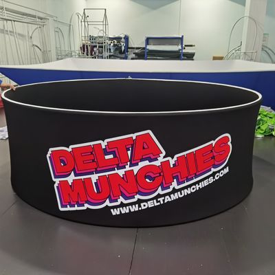 Iklan Bendera 48in Trade Show Booth Pop Up Display Ceiling Banners