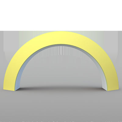 Custom Print Aluminium Round Arch Display Stand Arch Banner Untuk Acara Pesta