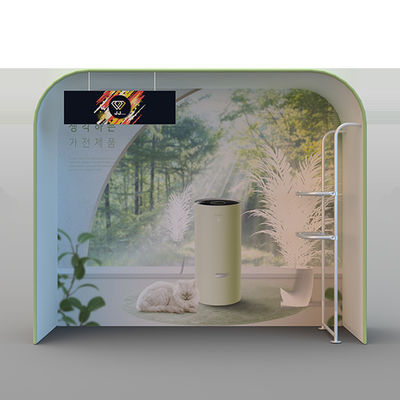 Ketegangan Fabric Display Booth Stand Balon Tunggal Pameran Dagang Arch Stand Untuk Dekorasi