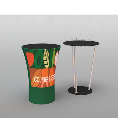 180g 240g Meja Promosi Counter Pop Up Pameran Dagang Hidrolik Meja Podium