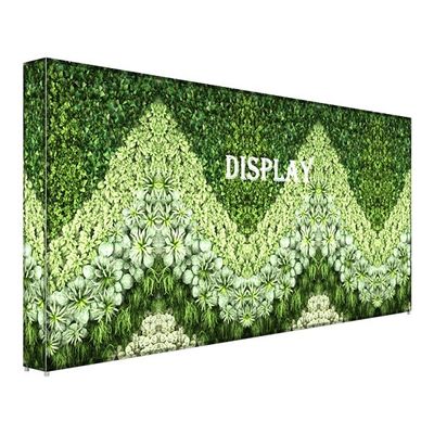 Ecofriendly 10x10 Kaki Backlit Backdrop Portable Display Booth Backdrops Dengan LED