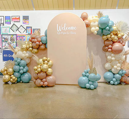 Aluminium Portable Personalized Wedding Backdrop Tema Ulang Tahun Pangeran Untuk Anak