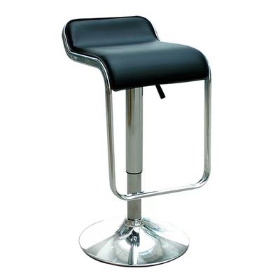 Lounge Hotel Trade Show Booth Furniture Gas Lift Bar Chair PU Ditempatkan Untuk Kedai Kopi