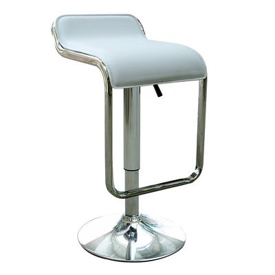 Lounge Hotel Trade Show Booth Furniture Gas Lift Bar Chair PU Ditempatkan Untuk Kedai Kopi