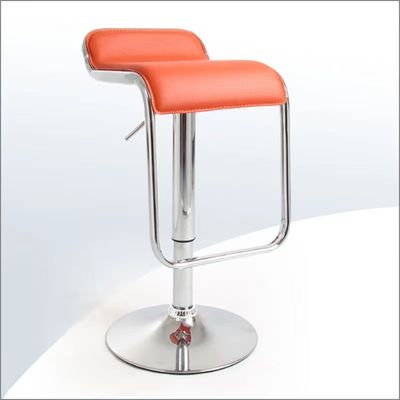 Lounge Hotel Trade Show Booth Furniture Gas Lift Bar Chair PU Ditempatkan Untuk Kedai Kopi