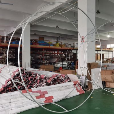 Tapered Circular Foldable Pop Up Exhibition Display Trade Show Hanging Sign 60in