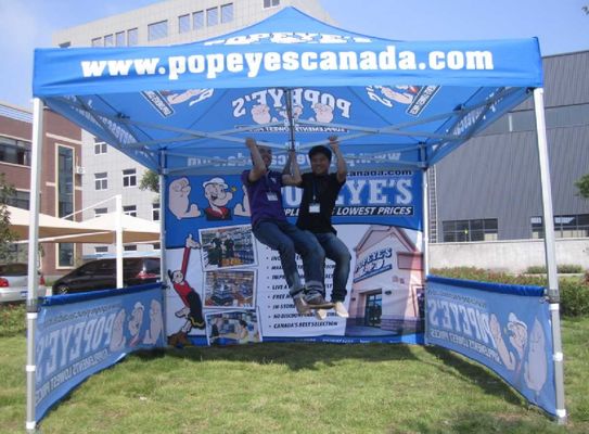 3x4.5m Marquee Outdoor Canopy Tent Lipat Gazebo Pop Up Untuk Iklan