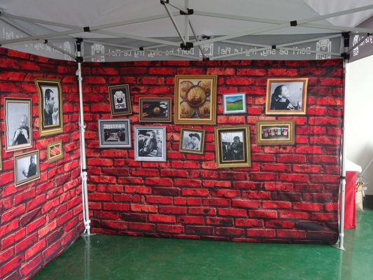 Promosi Tenda Kanopi Luar Ruangan 10X20FT Iklan Kanopi Gazebo Dilipat