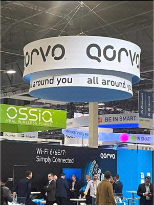 Aluminium Tube Sky Circle Pop Up Exhibition Display Circle Hanging Banner ISO9001