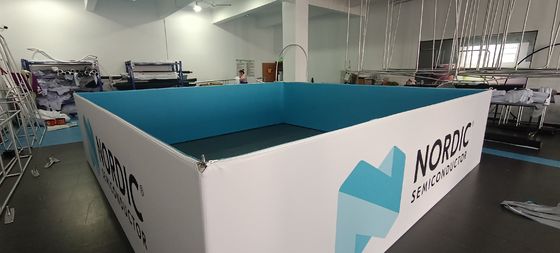 20ft Tension Fabric 60IN Pameran Tarik Spanduk Spanduk Pameran PSD Pop Up