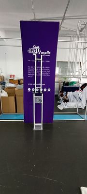 250gsm PE Modular Trade Show Pameran Tampilan Backlit Booth Stand Lighting 3X3