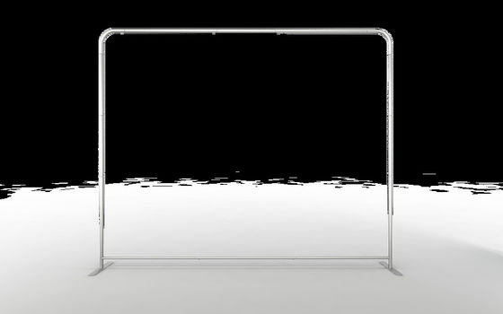 2ft 85x200 cm Tugas Berat Acara Pameran Dagang Banner Stand Aluminium Banner Latar Belakang