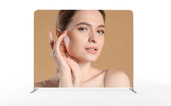 L Stand Kain PCG Pameran Dagang Spanduk Stand Iklan Pop Up Display Banner Stand
