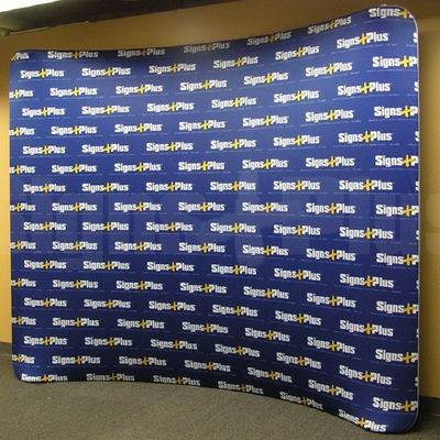 Spanduk Pameran Dagang yang Dapat Digunakan Kembali Berdiri Single Double Sided Fabric Printing EZ Tube