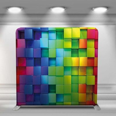 Ketegangan Kain Sarung Bantal Foto Latar Belakang Lurus Tahan Lama Ringan 7.6ft