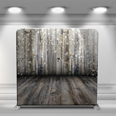 Display Stand Aluminium Tension Fabric Photo Booth Backdrop 8ft Untuk Acara Pernikahan